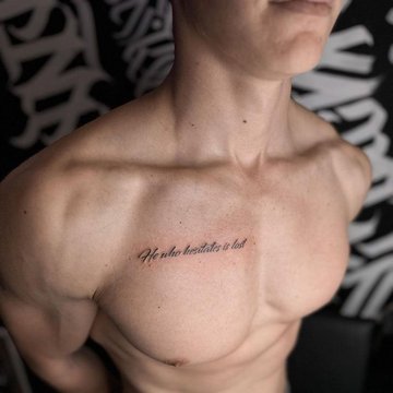 Men's Chest Tattoos
