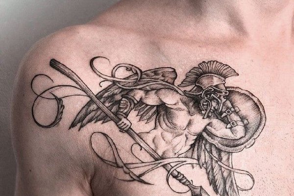 Men's Chest Tattoos