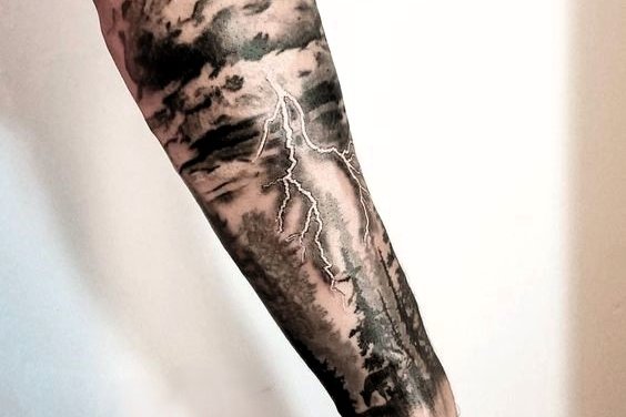 lightning tattoo