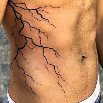 lightning tattoo